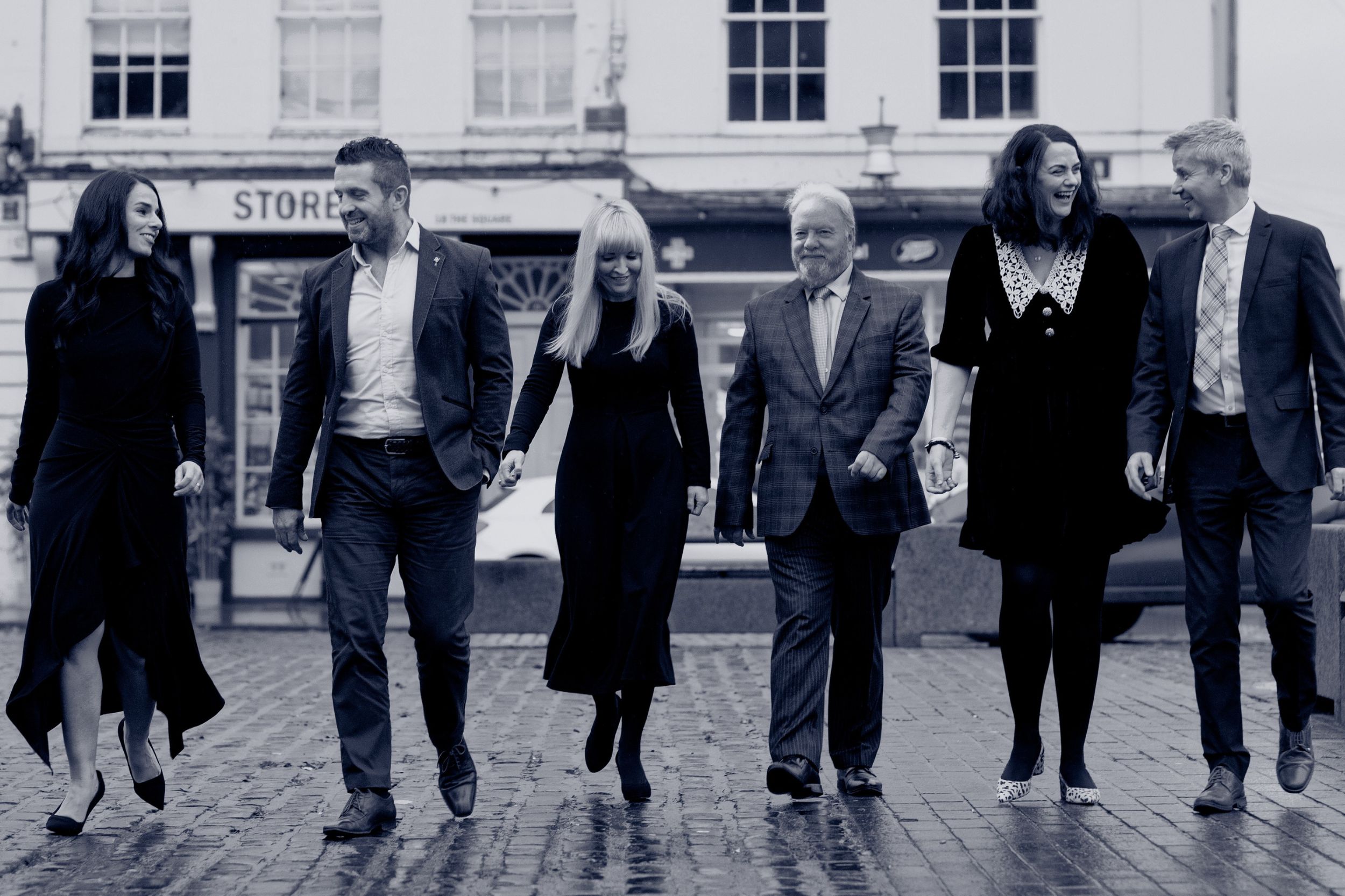6 directors walking